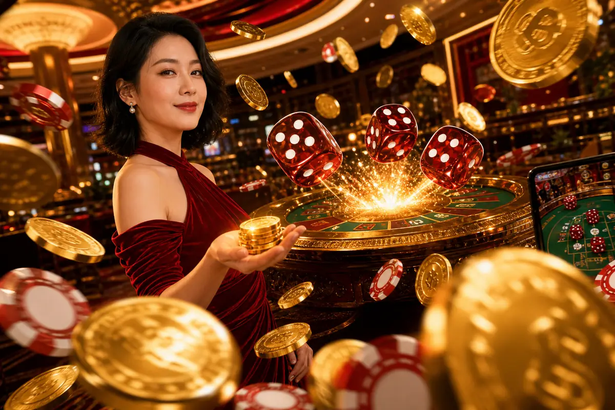 judi100 Casino meja live dealer
